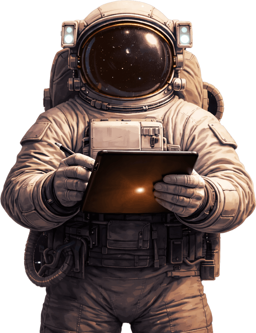 Astronauta grafiki Allegro